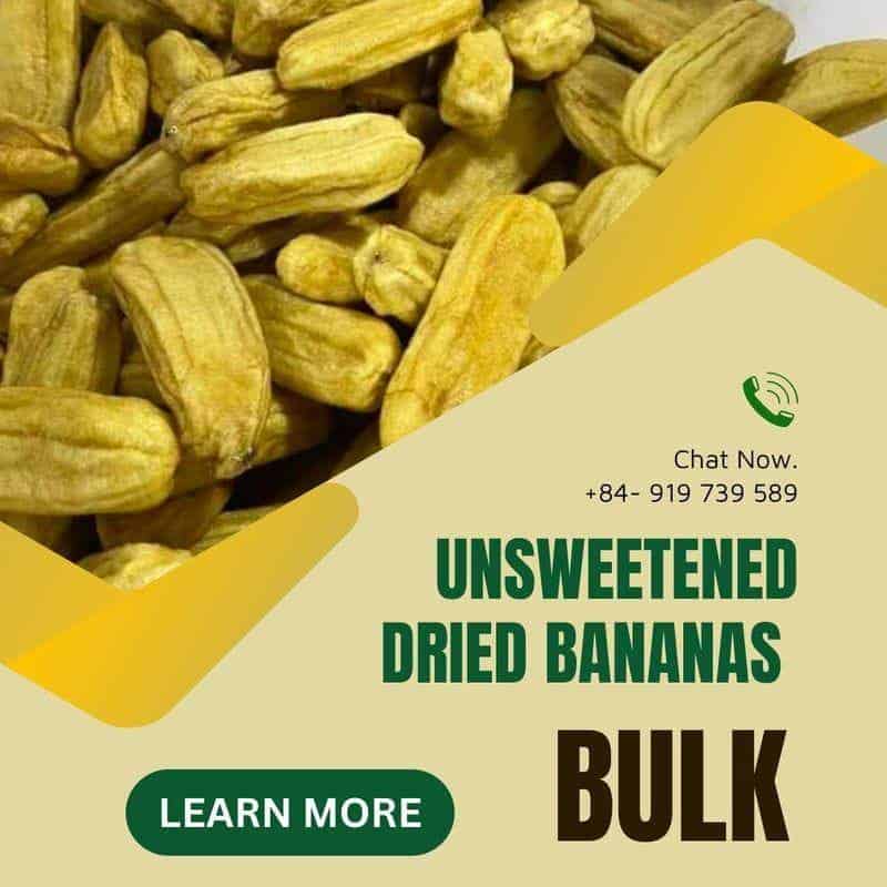 FruitBuys Vietnam Unsweetened Dried Bananas in Bulk 231015 FruitBuys Vietnam Unsweetened Dried Bananas In Bulk 231015