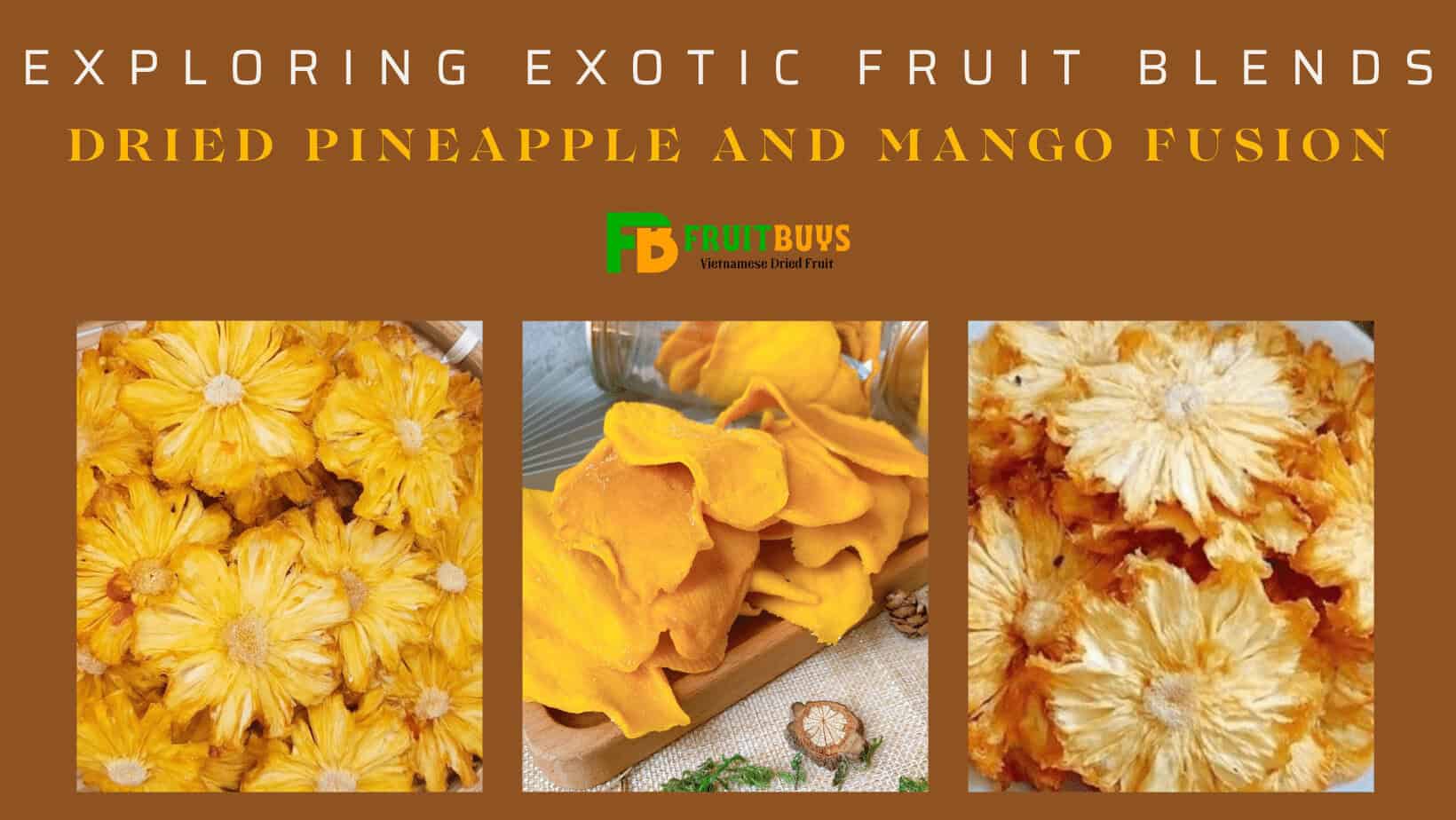 FruitBuys Vietnam  Exploring Exotic Fruit Blends Dried Pineapple And Mango Fusion