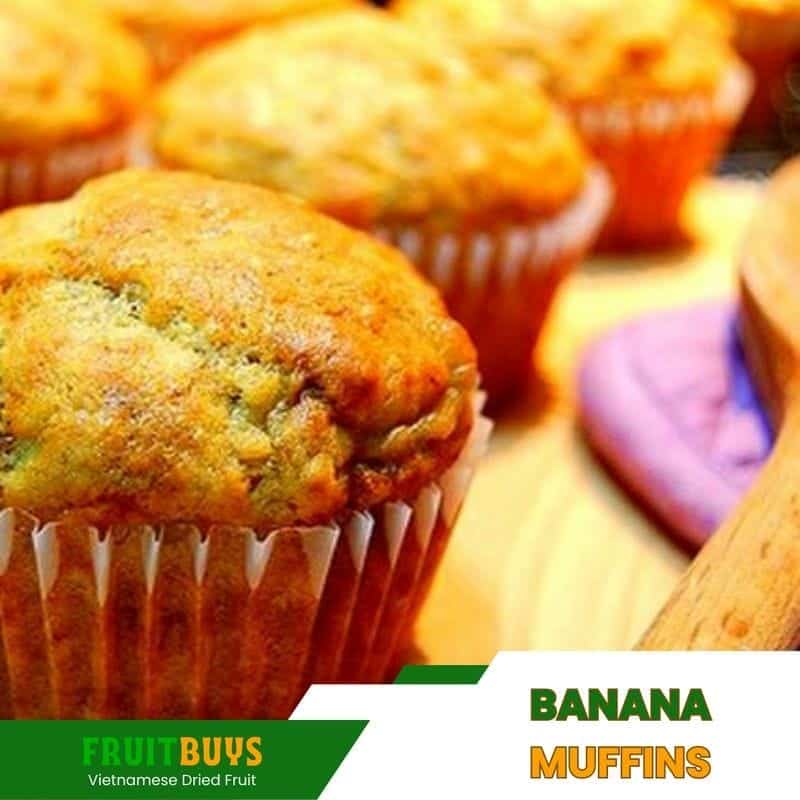 FruitBuys Vietnam Banana Muffins With Freeze Dried Banana Powder 231021