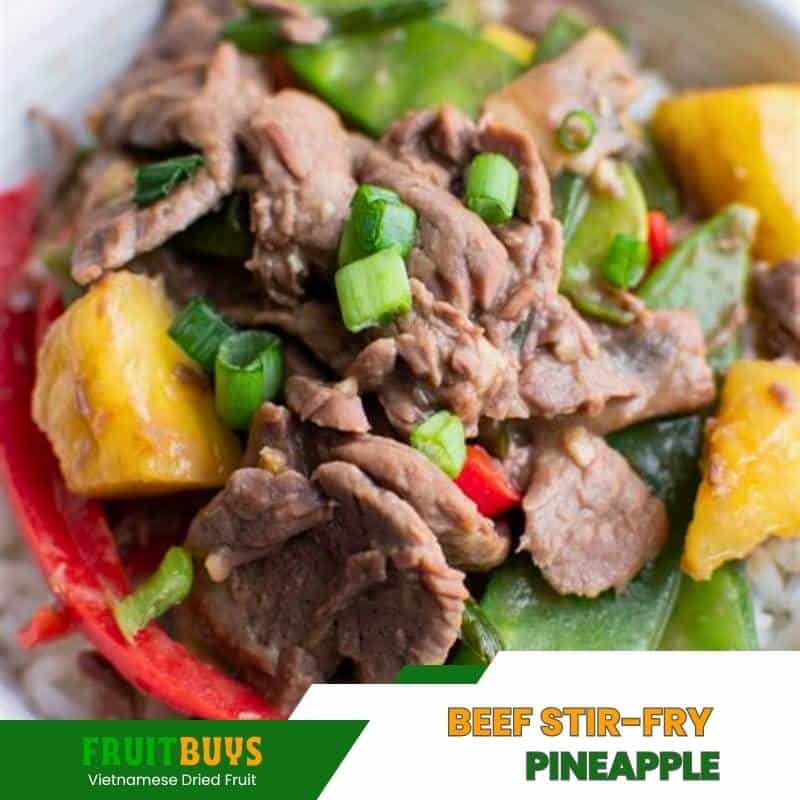 FruitBuys Vietnam Beef Stir Fry Dried Chili Pineapple 23112