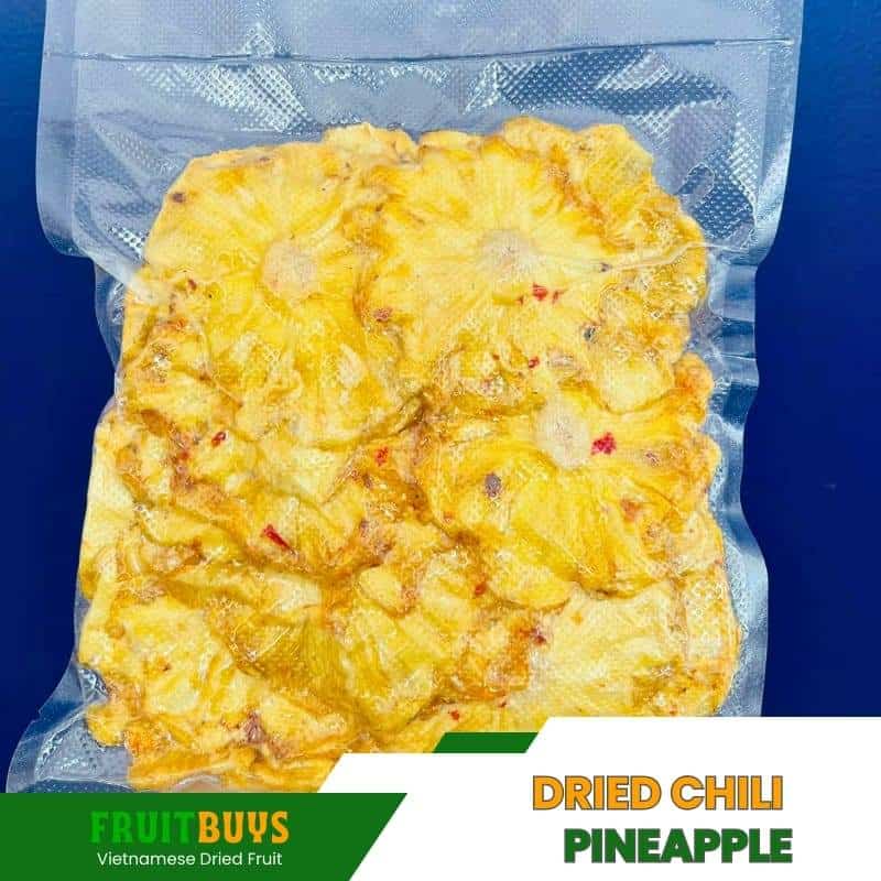 FruitBuys Vietnam Spicy Dried Chili Pineapple (3) 23112