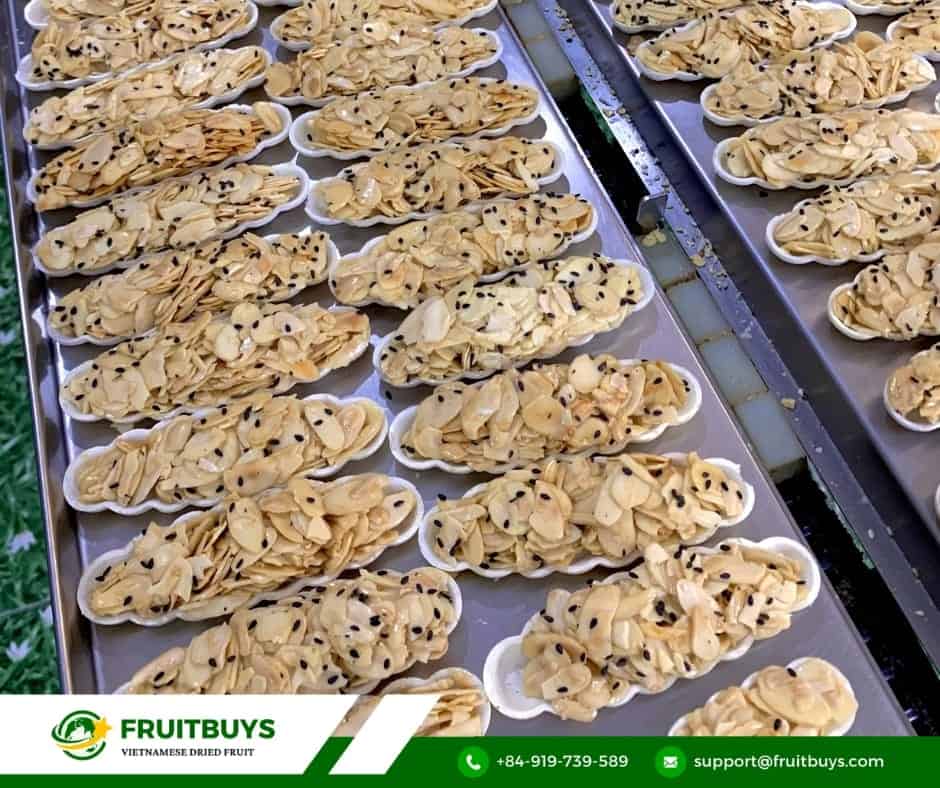 FruitBuys Vietnam stands out as a leading supplier and exporter of Almond Boat Cake FruitBuys Vietnam Almond Boat Cake (3) 241013