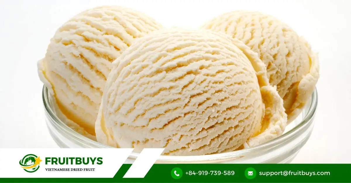 fruitbuys vietnam cantaloupe powder infused ice cream FruitBuys Vietnam Cantaloupe Powder Infused Ice Cream