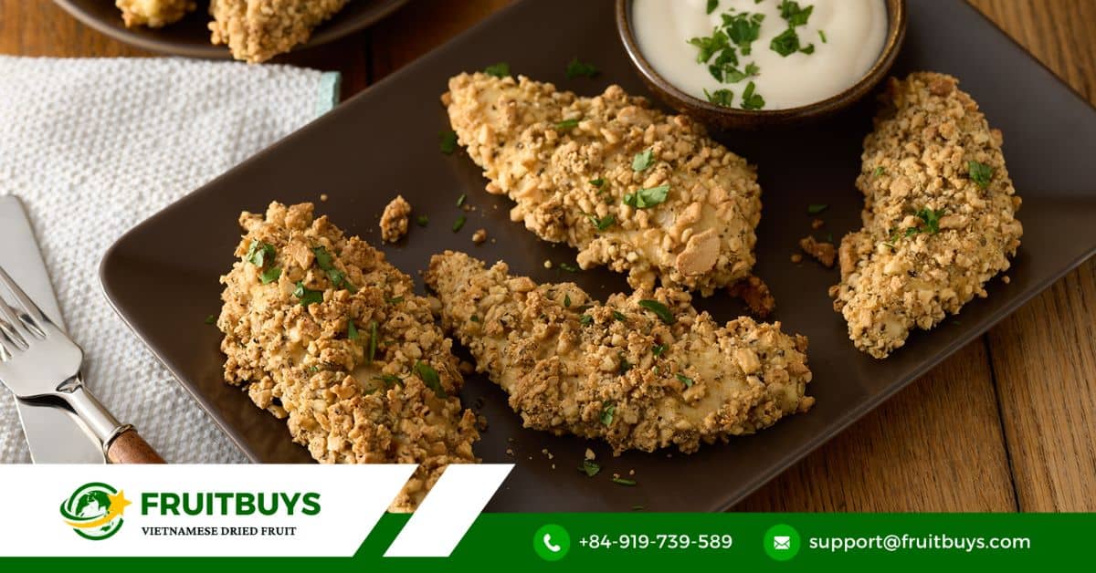 fruitbuys vietnam cashew crusted chicken FruitBuys Vietnam Cashew Crusted Chicken