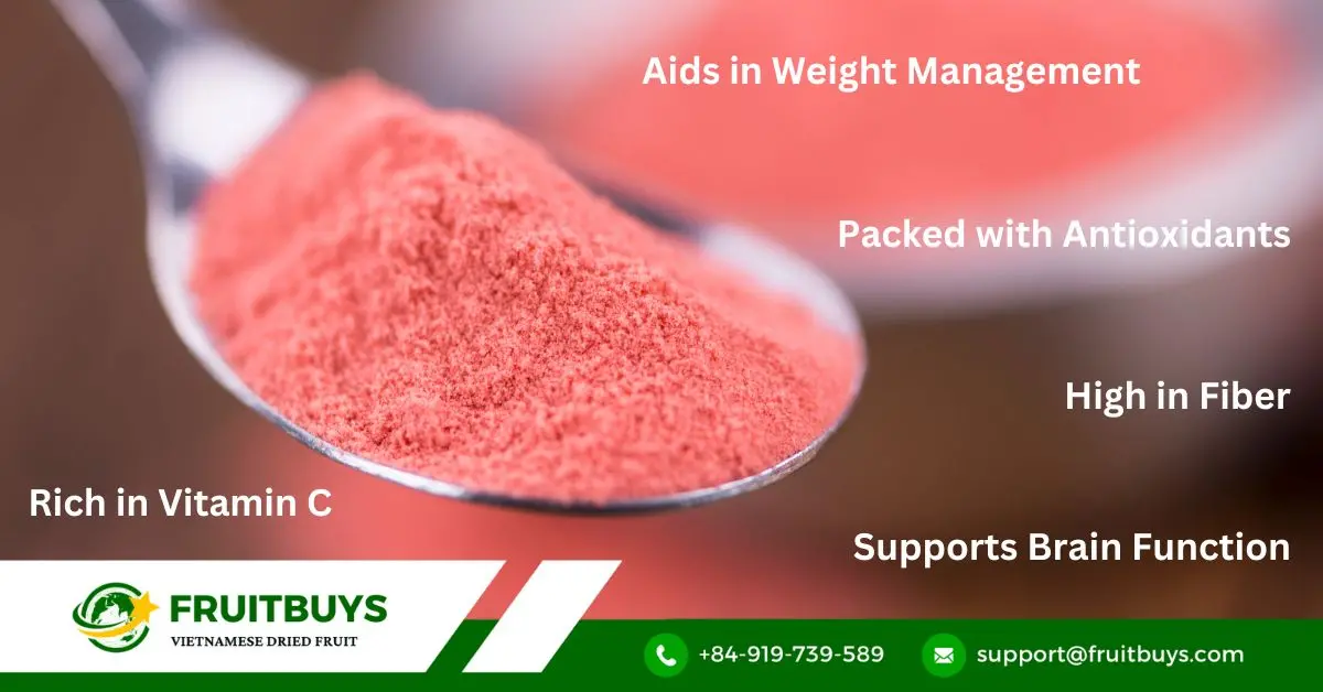 fruitbuys vietnam discover the health benefits of strawberry powder FruitBuys Vietnam Discover The Health Benefits Of Strawberry Powder