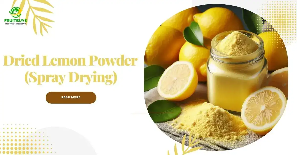 fruitbuys vietnam dried lemon powder spray drying 1 FruitBuys Vietnam Dried Lemon Powder (Spray Drying)
