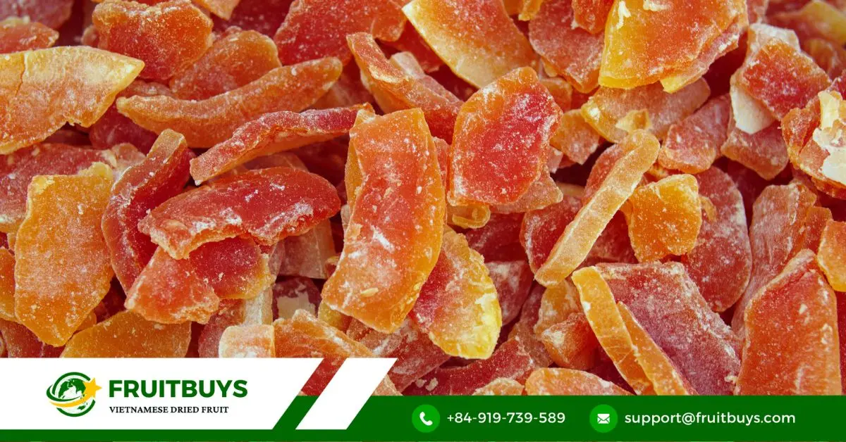 fruitbuys vietnam dried papaya FruitBuys Vietnam Dried Papaya
