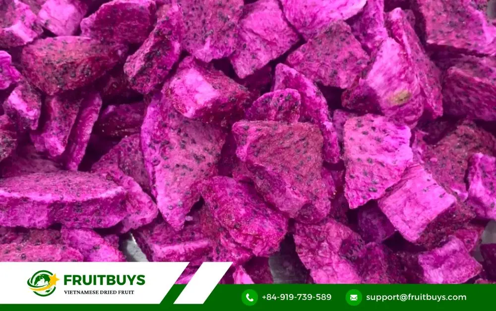 fruitbuys vietnam freeze dried dragon fruit FruitBuys Vietnam Freeze Dried Dragon Fruit