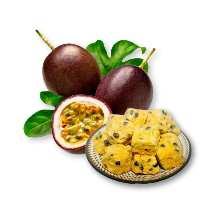 FruitBuys Vietnam Freeze Dried Passion Fruit Cubes 240424 FruitBuys Vietnam Freeze Dried Passion Fruit Cubes 240424