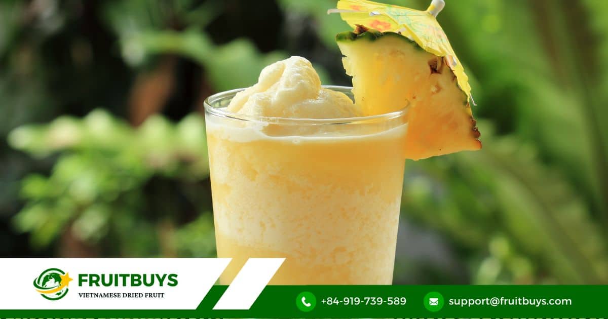 fruitbuys vietnam freeze dried pineapple powder smoothie FruitBuys Vietnam Freeze Dried Pineapple Powder Smoothie