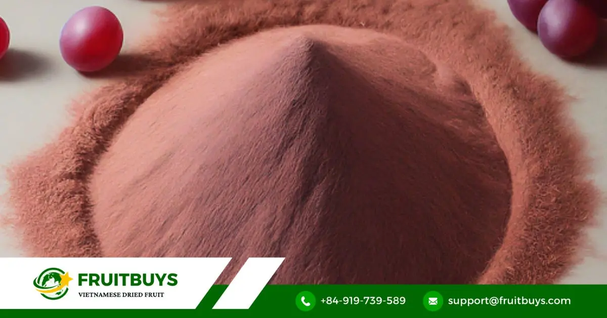 FruitBuys Vietnam Key Nutrients In Red Grape Powder