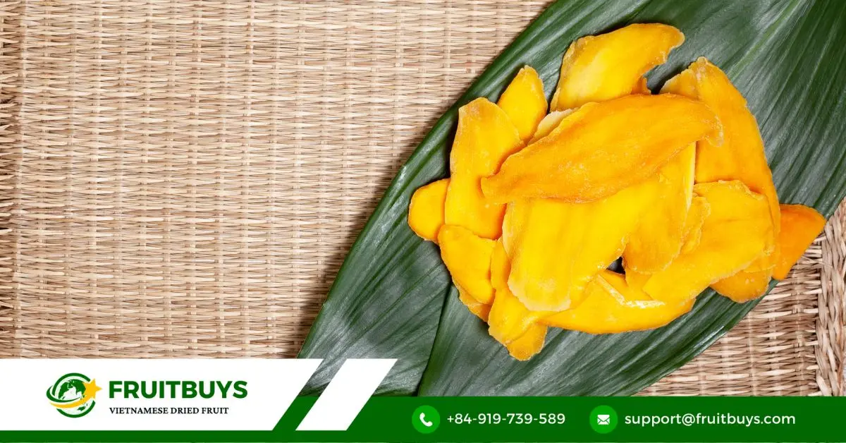 fruitbuys vietnam low sugar dried mango slices FruitBuys Vietnam Low Sugar Dried Mango Slices
