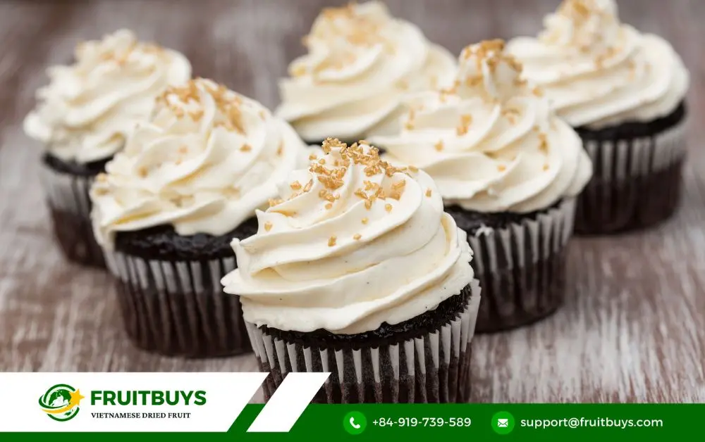 FruitBuys Vietnam Mango Cupcakes With Mango Buttercream