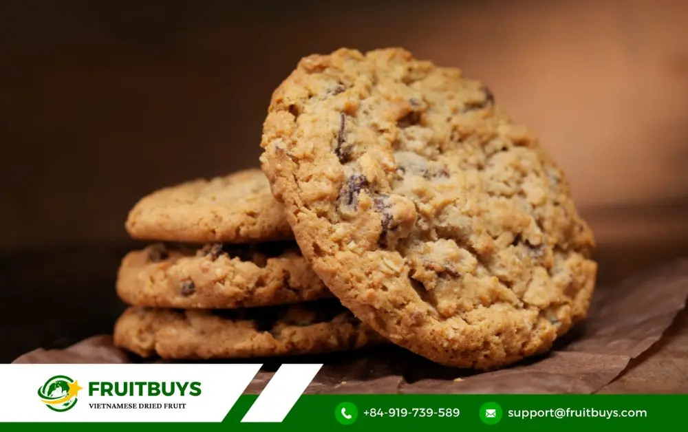 FruitBuys Vietnam Mango Oatmeal Cookies