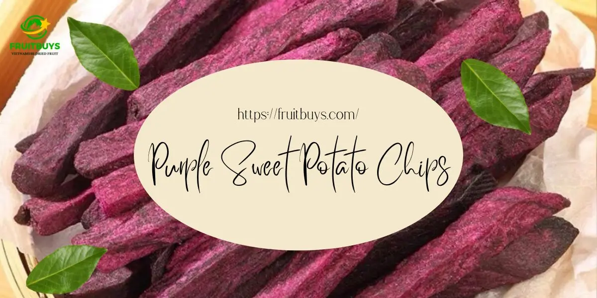 FruitBuys Vietnam Purple Sweet Potato Chips