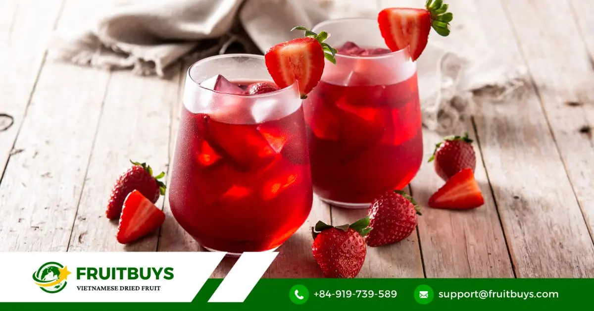 fruitbuys vietnam strawberry cocktails FruitBuys Vietnam Strawberry Cocktails